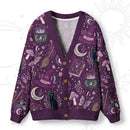 Witchcraft Spellbook Ugly Cardigan Sweaters