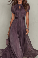 Velmira – Graceful Chiffon Maxi Dress