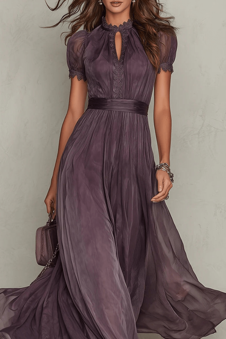 Velmira – Graceful Chiffon Maxi Dress