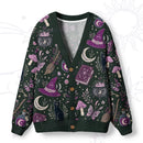 Witchcraft Spellbook Ugly Cardigan Sweaters