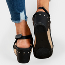 Suede Platform Sandals