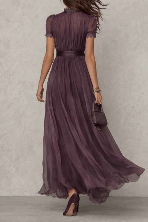 Velmira – Graceful Chiffon Maxi Dress