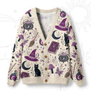 Witchcraft Spellbook Ugly Cardigan Sweaters