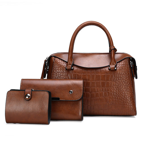 Retro Three-Piece Handbag Set