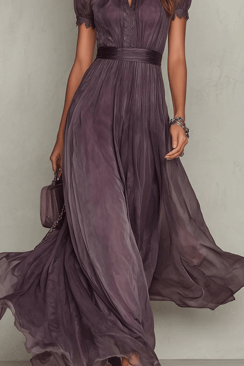 Velmira – Graceful Chiffon Maxi Dress
