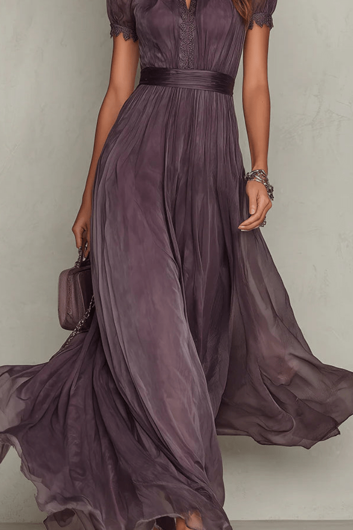 Velmira – Graceful Chiffon Maxi Dress