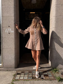 Ottela Denim Shirt Dress – Brown
