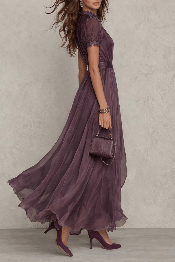 Velmira – Graceful Chiffon Maxi Dress