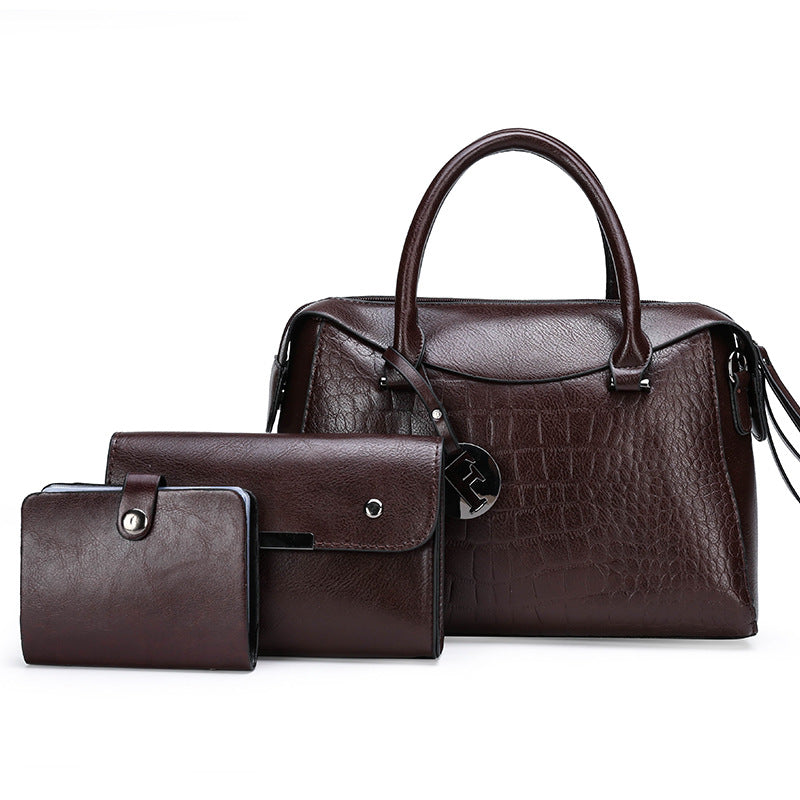 Retro Three-Piece Handbag Set