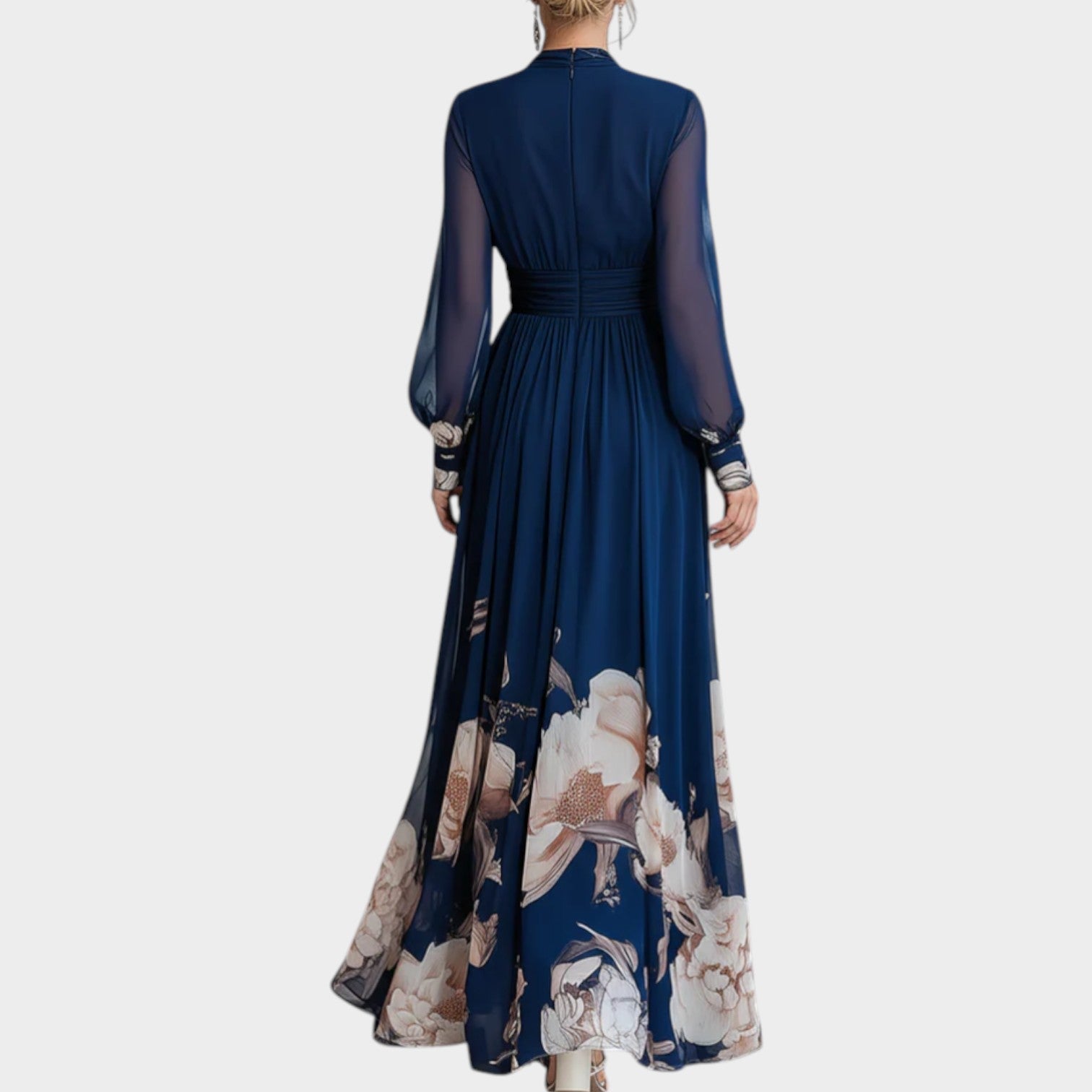 Elegant Floral Flow Maxi Dress