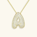 Bubble Initial Necklace