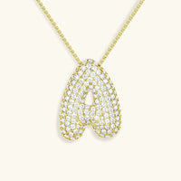 Bubble Initial Necklace