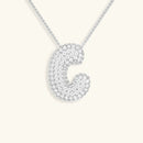 Bubble Initial Necklace
