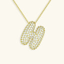 Bubble Initial Necklace