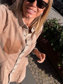 Ottela Denim Shirt Dress – Brown