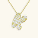 Bubble Initial Necklace