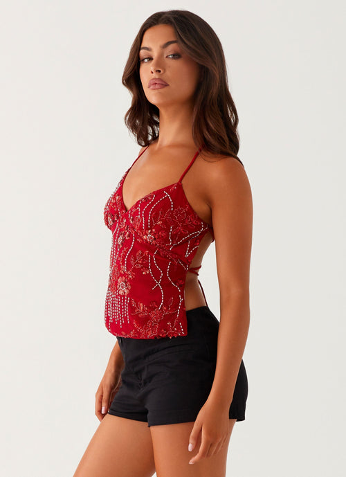 YAYA | Sequin Cami Top