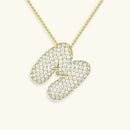 Bubble Initial Necklace
