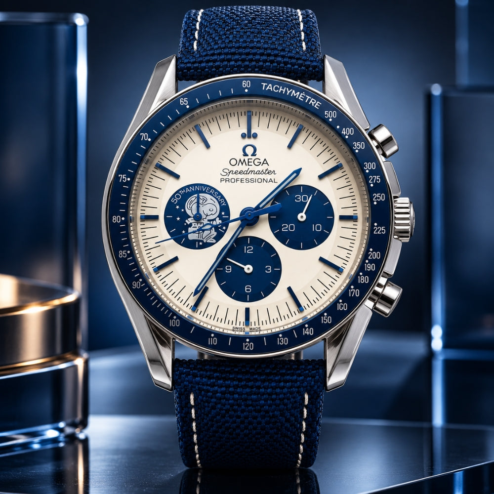 Omega Snoopy Blue Edition Watch – 1st-Line Quality
