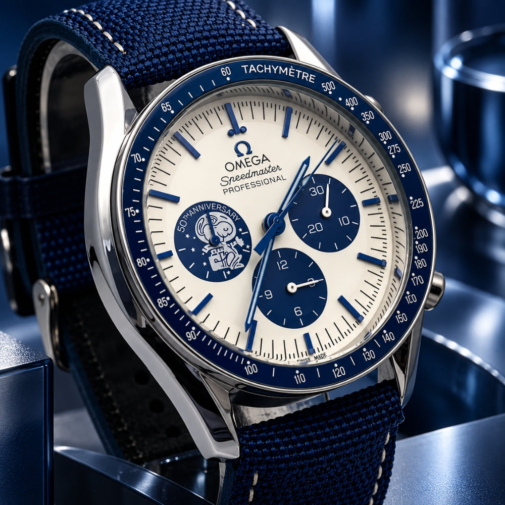 Omega Snoopy Blue Edition Watch – 1st-Line Quality