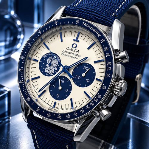 Omega Snoopy Blue Edition Watch – 1st-Line Quality