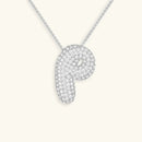 Bubble Initial Necklace