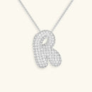 Bubble Initial Necklace