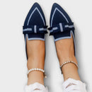 Celia - Flat Woven Shoes