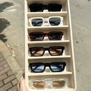 🕶️🔆 6 - Pack Vintage Rectangle Frame Sunglasses for Men & Women with UV400 Protection