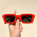 🕶️🔆 6 - Pack Vintage Rectangle Frame Sunglasses for Men & Women with UV400 Protection