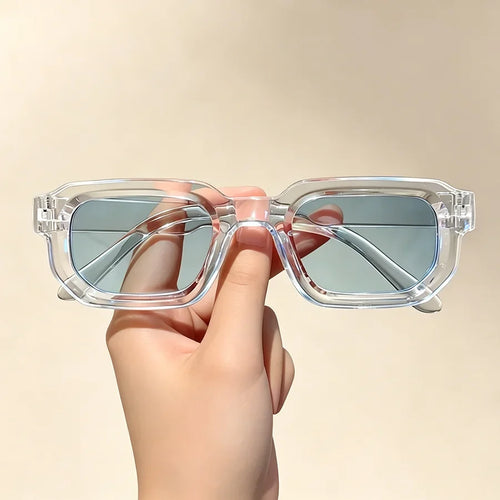 🕶️🔆 6 - Pack Vintage Rectangle Frame Sunglasses for Men & Women with UV400 Protection