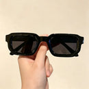 🕶️🔆 6 - Pack Vintage Rectangle Frame Sunglasses for Men & Women with UV400 Protection