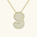 Bubble Initial Necklace
