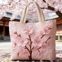 Sakura Bloom Serenity | Handmade Quilted Tote