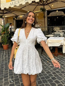 YAYA | Puff Mini Dress
