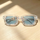 🕶️🔆 6 - Pack Vintage Rectangle Frame Sunglasses for Men & Women with UV400 Protection