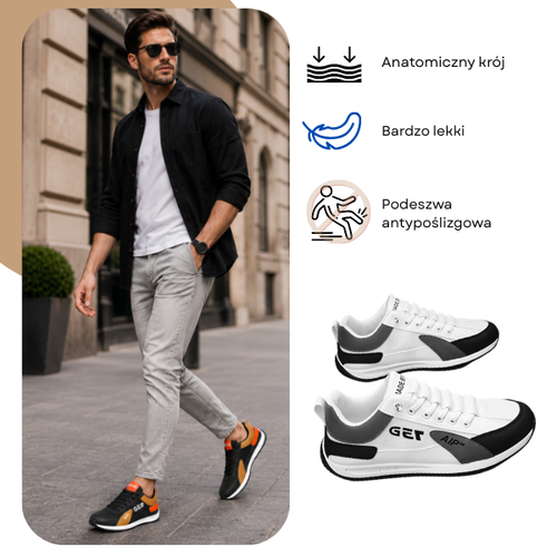 The Strider — Elastic-Lace Slip-On Shoes