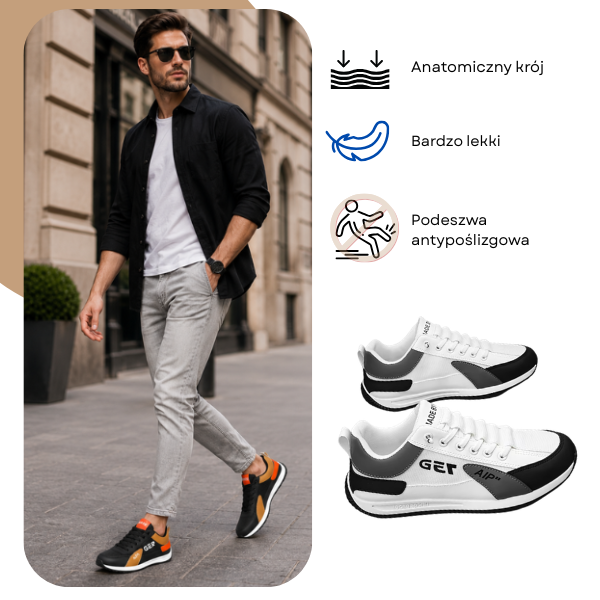 The Strider — Elastic-Lace Slip-On Shoes