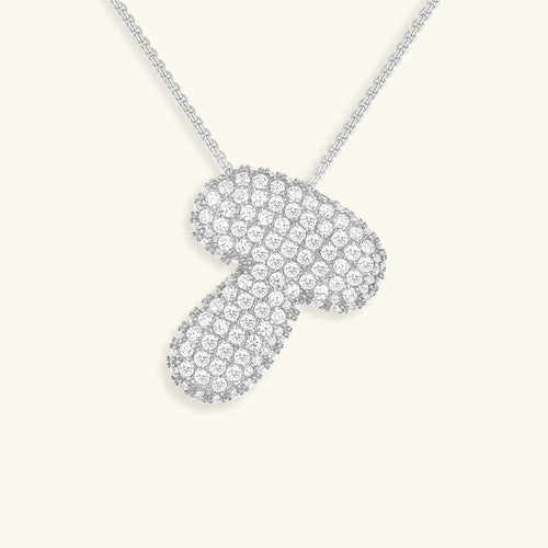 Bubble Initial Necklace