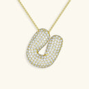 Bubble Initial Necklace