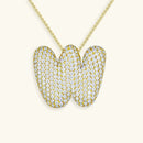 Bubble Initial Necklace