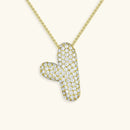 Bubble Initial Necklace