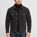 Ribbed Denim Jacket