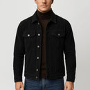 Ribbed Denim Jacket