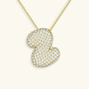Bubble Initial Necklace