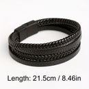 The Weston Magnetic Leather Bracelet