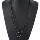 The Onyx Cuban Chain Set — 3 Piece