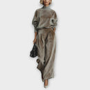 Velvet Luxe Turtleneck Set