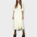 Elegant Layered Knit Maxi Dress