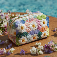Colette - Quilted Cosmetic Bag